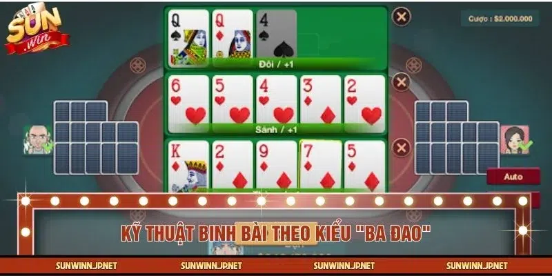 Mẹo chơi Mậu Binh chia đôi để tạo thế trận phòng thủ